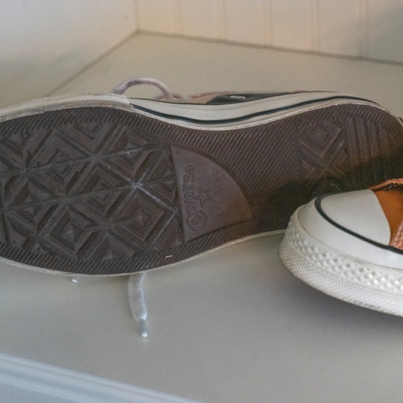 CONVERSE CHUCK TAYLOR 70 HITOP METALLIC PINK GOLD RAINBOW SIZE 9 - Picture 2 of 2